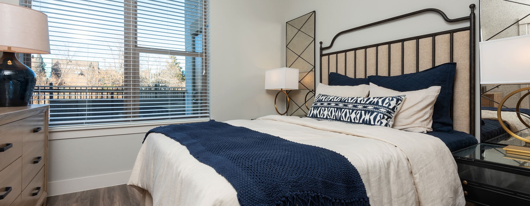 large window in bedroom